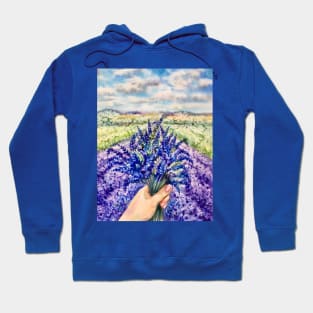 Lavender field Hoodie